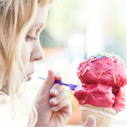 girl eating ice-cream